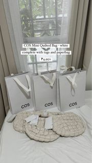 COS Mini Quilted Bag (White)