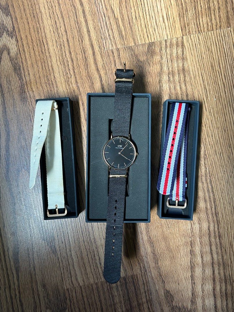 Daniel Wellington Classic Black Cornwall 36 Rose Gold Watch Luxury Watches on Carousell