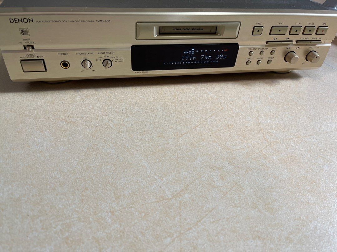 DENON デノン DMD-800 MDレコーダー cm3dmju Denon Dmd-800 Mini Disc Deck Recorder High Cost Performance
