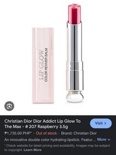 Dior Addict Lip Glow To The Max 207 Raspberry