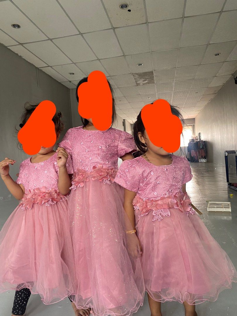 Dusty pink dress kids Babies Kids Babies Kids Fashion on Carousell