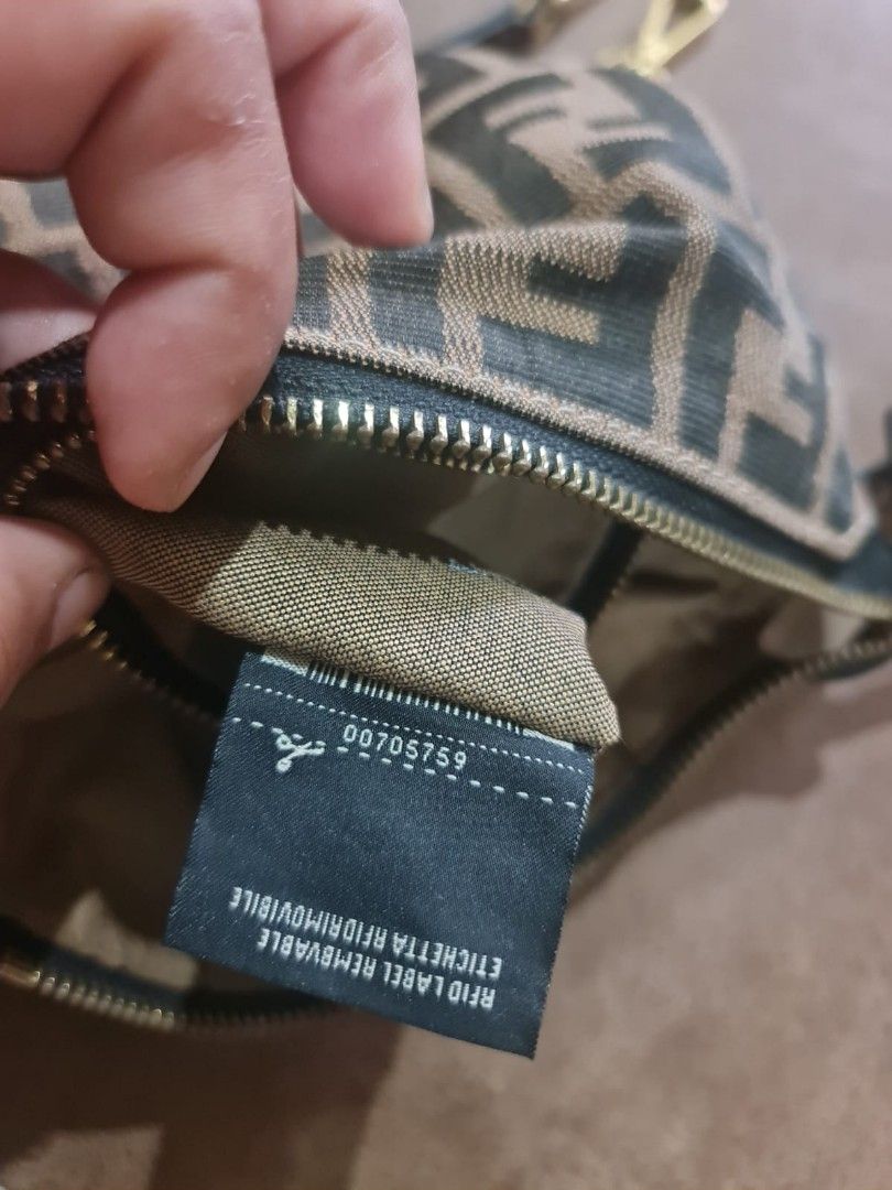 Fendi canvas sling handbag bag Barang Mewah Tas Dompet di Carousell