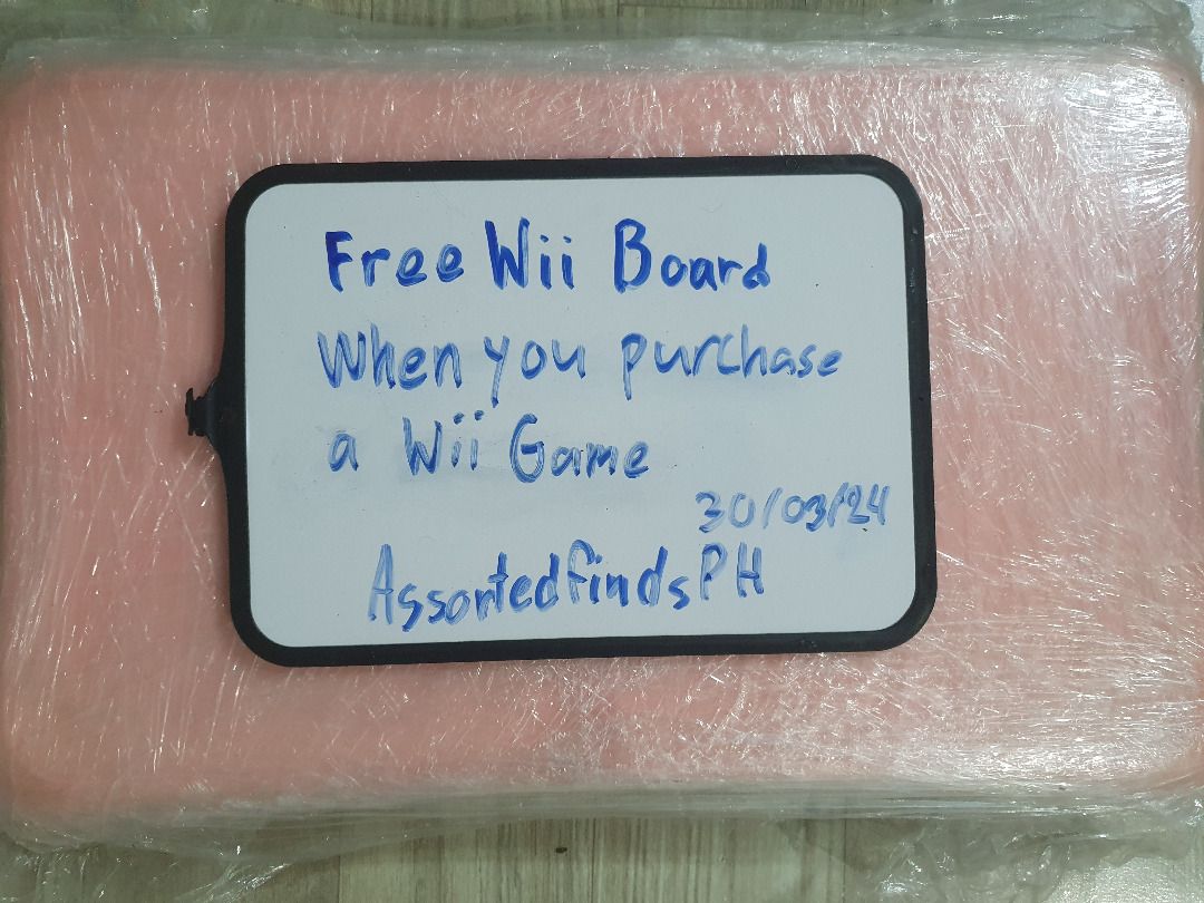 Free Nintendo Wii Board (Please Read) (Category: Nintendo) located in Quezon City. Submitted by assortedfindsph (Listing ID 1295681084, Image 1). Description: Giving away a Nintendo Wii Board for free, only when you purchase a Wii Game, strictly within Metro Manila only since shipping through LBC or J&T Express can be very expensive due to its size and weight. Honest Issue: It powers on, but it does not sync with the Wii. First come, first served