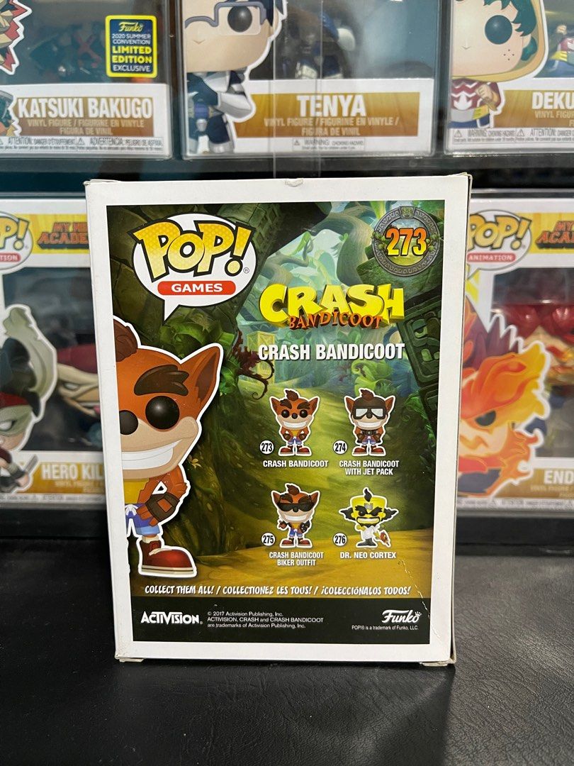 Funko Pop - Crash Bandicoot (Category: Figurines & Statues) located in Calamba. Submitted by funkoooo (Listing ID 1295551511, Image 3). Description: 🔺Payment Method: GCash or Bank Transfer (Landbank or Unionbank) 🔺 Shipping Options: -LBC COP (Payment First) -Lalamove or Grab (Payment First) 🔺Item Location: Calamba, Laguna.