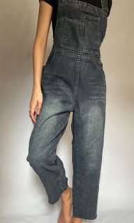 Grey washed jumpsuit