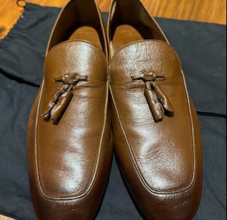 [GUARANTEED AUTHENTIC / BRAND NEW] ERMENEGILDO ZEGNA Tassel Leather Loafers