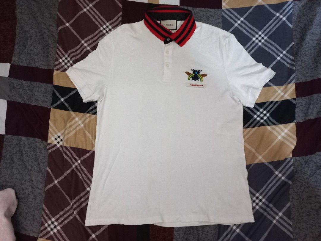 gucci animalium poloshirt Men s Fashion Tops Sets Tshirts Polo Shirts on Carousell
