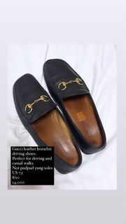 Gucci driving loafer shoes