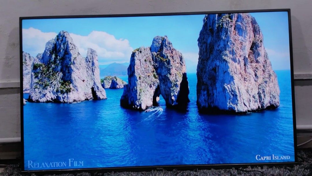 Hair android 4k 55 inch, TV & Home Appliances, TV & Entertainment, TV ...