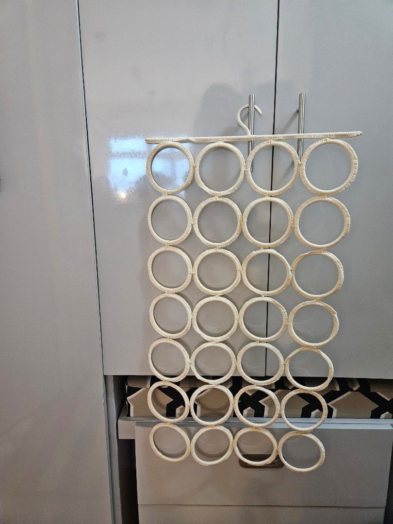 Ikea almost new belt/ scarf hanger (Category: Hooks & Hangers) located in Taguig. Submitted by rochev (Listing ID 1295604688, Image 1). Description: Ikea almost new belt / scarf hanger. Can fit 28 items..