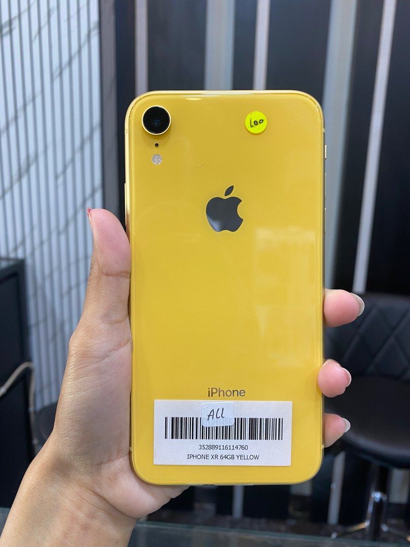 Apple - iPhoneⅹR 64GB イエロー 画面割れ iPhone XR Yellow 64 GB SIMフリー 画面割れ