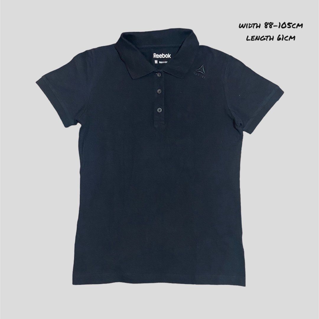 REEBOK kaos polo Fesyen Pria Pakaian Atasan di Carousell