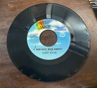 Kenny Nolan - How Many More Nights? / The Love Song - Philippines Original Vinyl Plaka 45 rpm - VG