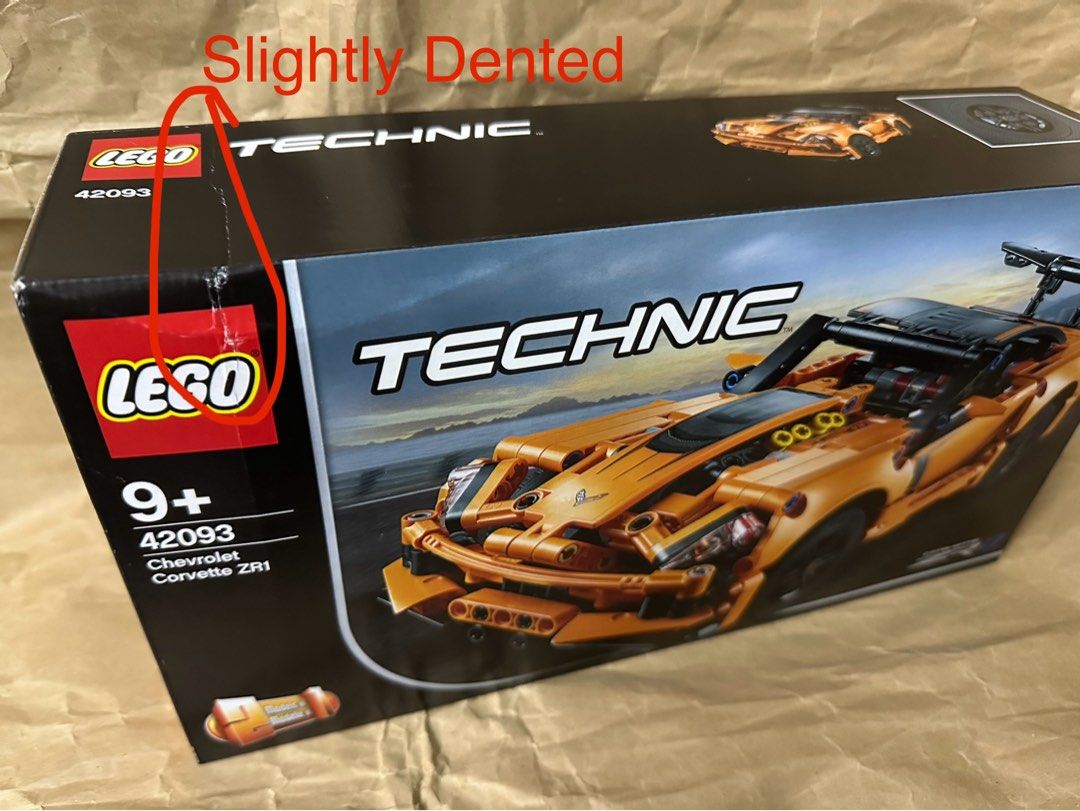LEGO 42093 Technic Chevrolet Corvette ZR1 slightly Dented Condition as photo show Hobbies Toys Toys Games on Carousell