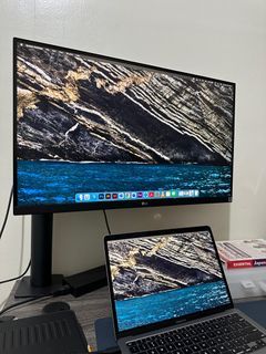 LG UltraFine™ 27" IPS 4K Display Monitor with Ergo Stand (27UN880-B) with USB Type-C