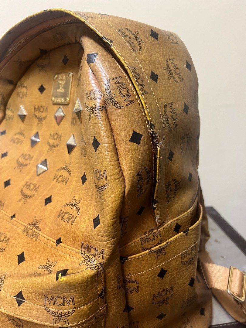 MCM Orig with flaws (Category: Luxury Bags & Wallets) located in Cabanatuan. Submitted by bryanvain (Listing ID 1295554644, Image 2). Description: pls see flaw second pic. LAST PRICE ALREADY. AUTO-BLOCK SA MAGPPM NG "LP". Marunong naman po sana tayong magbasa at magcomprehend. Bawal po ang balasubas at oportunista. LAST PRICE, WALA NG TAWAD, UMINTINDI PO TAYO :) Pag tumawad po AUTOBLOCK.