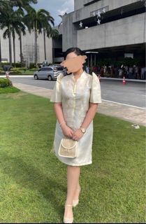 Modern Filipiniana Dress for Rent (M)