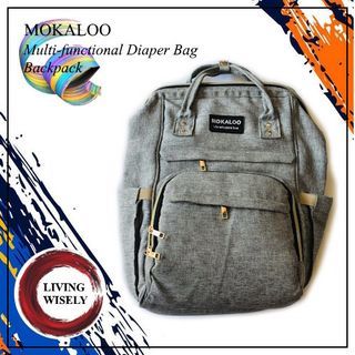 Mokaloo Multi-Functional Baby Diaper Bag Backpack