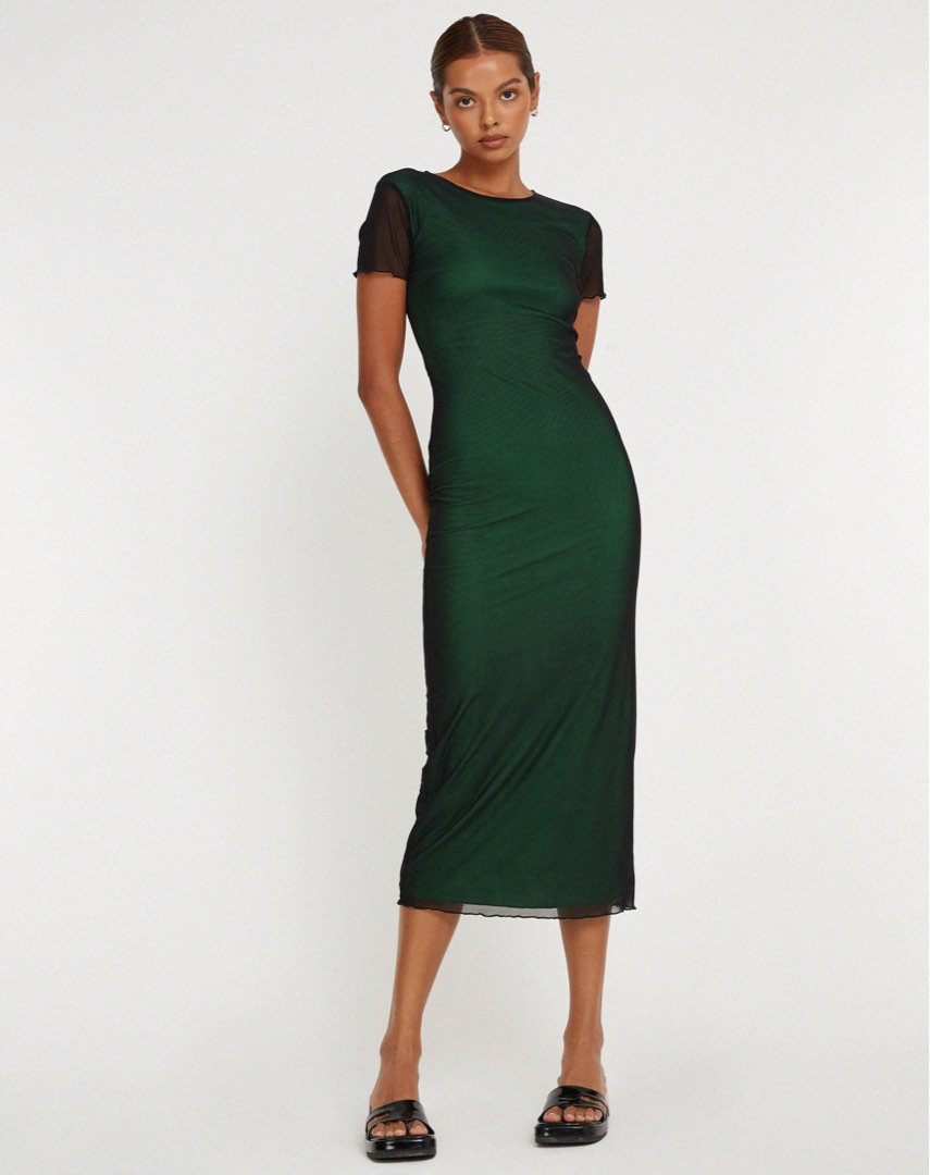 Motel Rocks Roska Midi Dress Women s Fashion Dresses Sets Dresses on Carousell