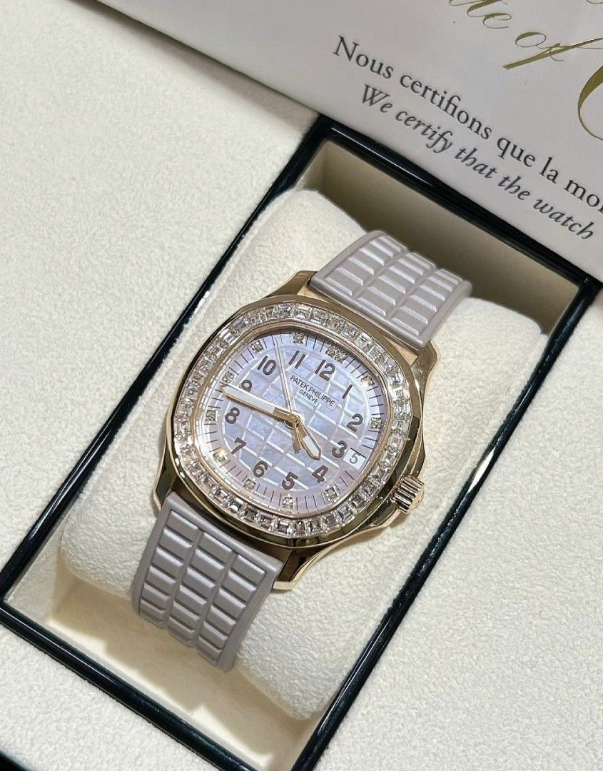 NEW 2024 Patek Philippe 5072R Aquanaut Luce (Category: Watches) located in Singapore. Submitted by wandering_rebel (Listing ID 1295593036, Image 1). Description: New 2024 Patek Philippe 5072R Aquanaut Luce Haute Joaillerie Full Set* Authentication Welcome!!.