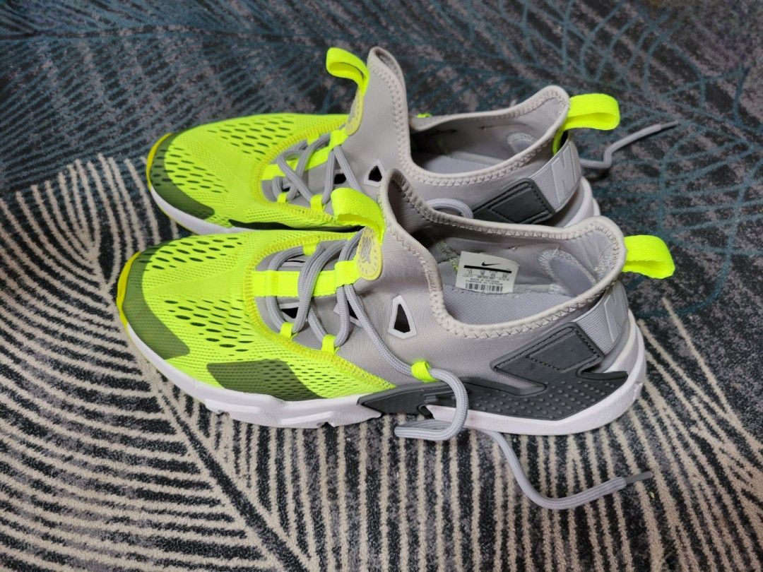 Nike Air Huarache Drift Breathe Wolf Grey Volt Men Running AO1133 001 Carousell