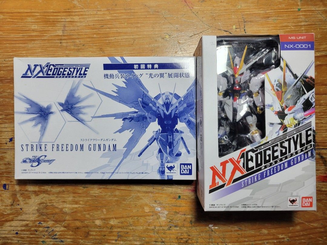 Strike Style 【突擊自由高達】Nxedge style strike freedom gundam 連初回特典光翼, 興趣及遊戲, 玩具 & 遊戲類 ...