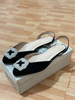 Olivia Black Sandals size 8
