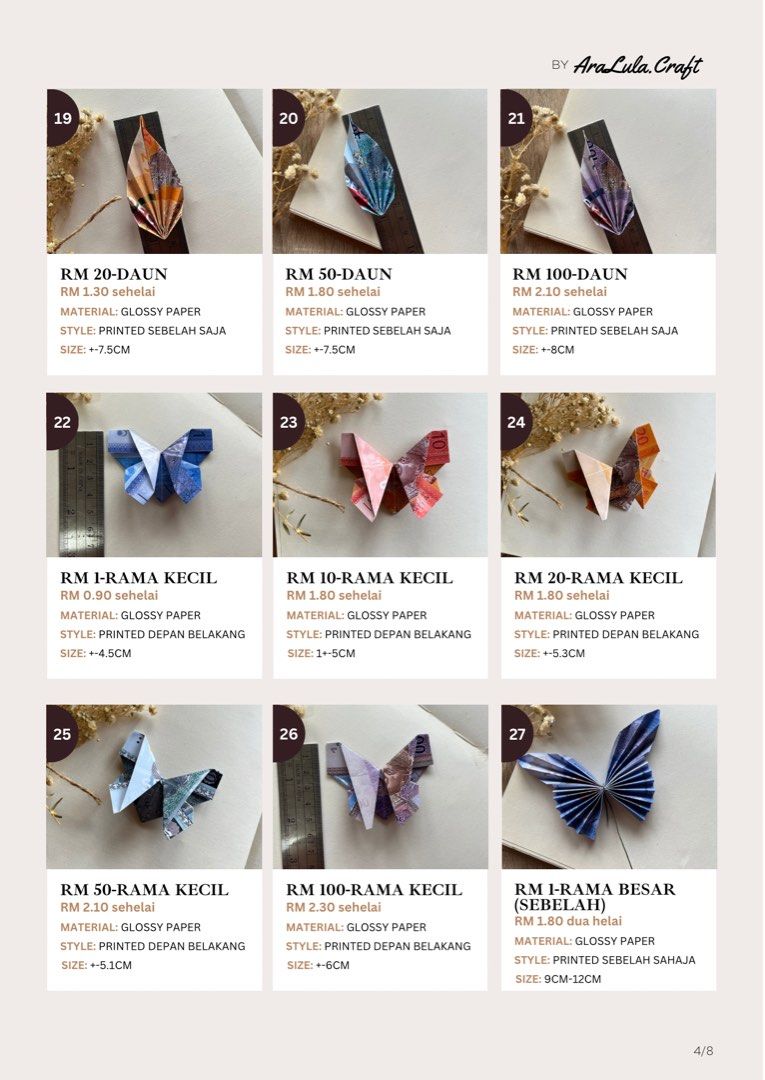 Origami Duit Palsu Specime…