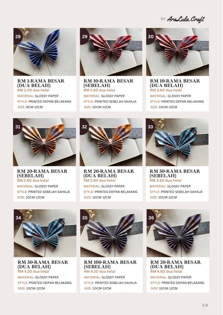 Origami Duit Palsu Specime…