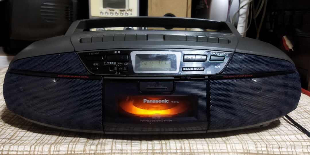 Panasonic RX-DT35 CD Radio Cassette-corder, Audio, Portable Music
