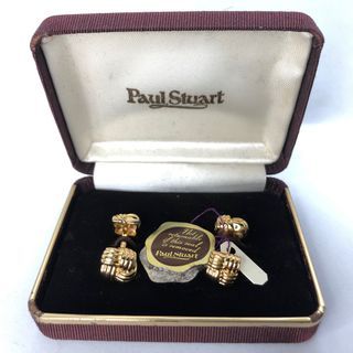 Paul Stuart Sterling Silver Cufflinks with Original Box