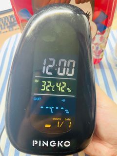 Pingko Digital Clock With Date and Temp