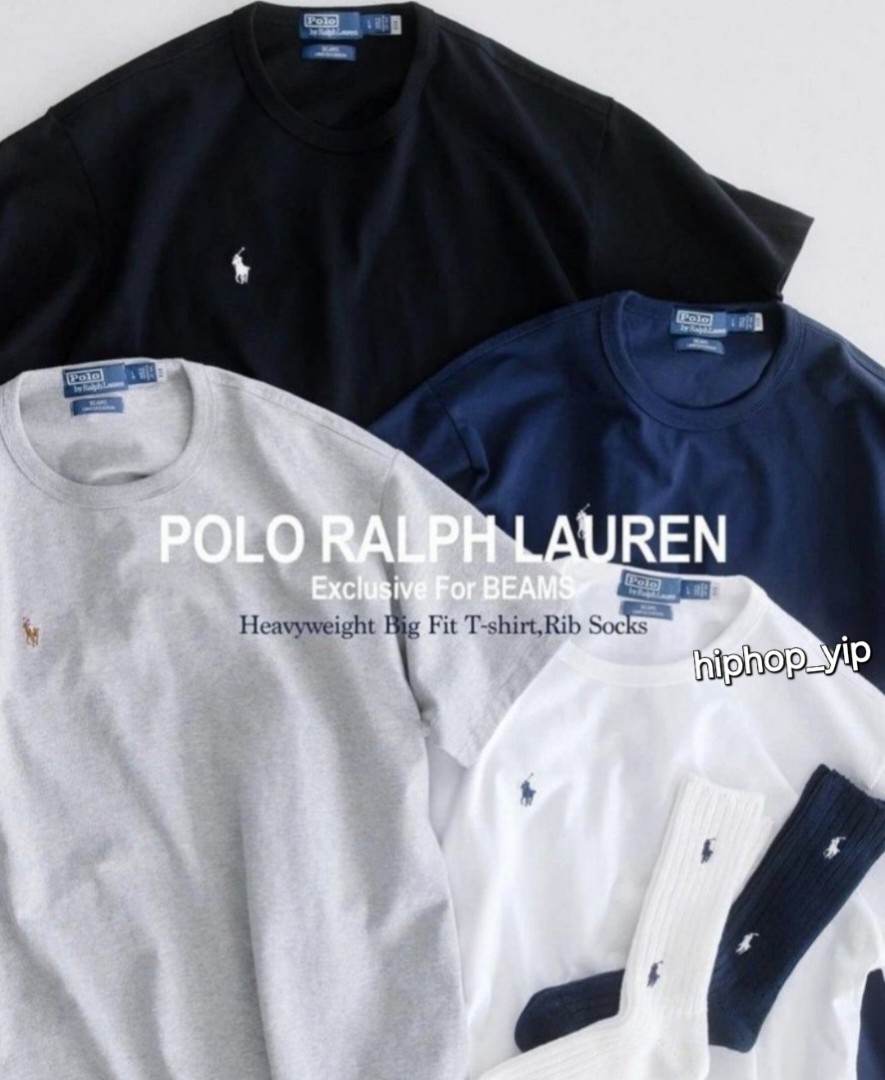 POLO RALPH LAUREN for BEAMS logo Tee 別注[Unisex], 男裝 