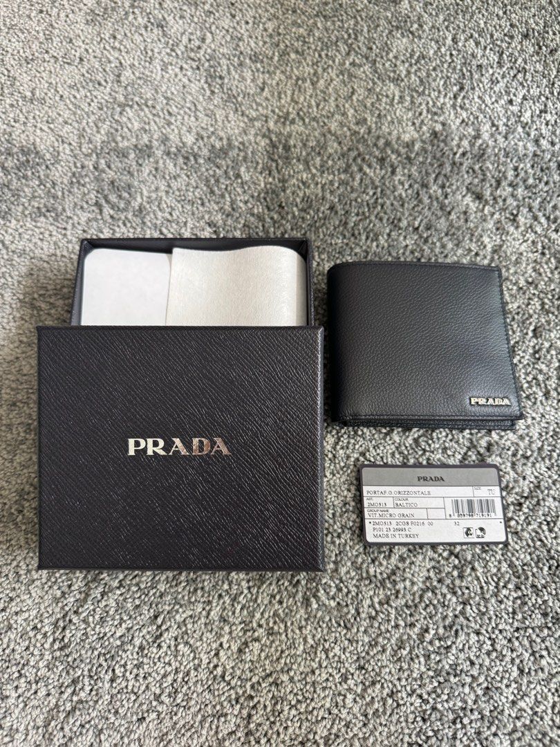Prada Portaf g.orizzontale men's wallet (authentic), Luxury, Bags