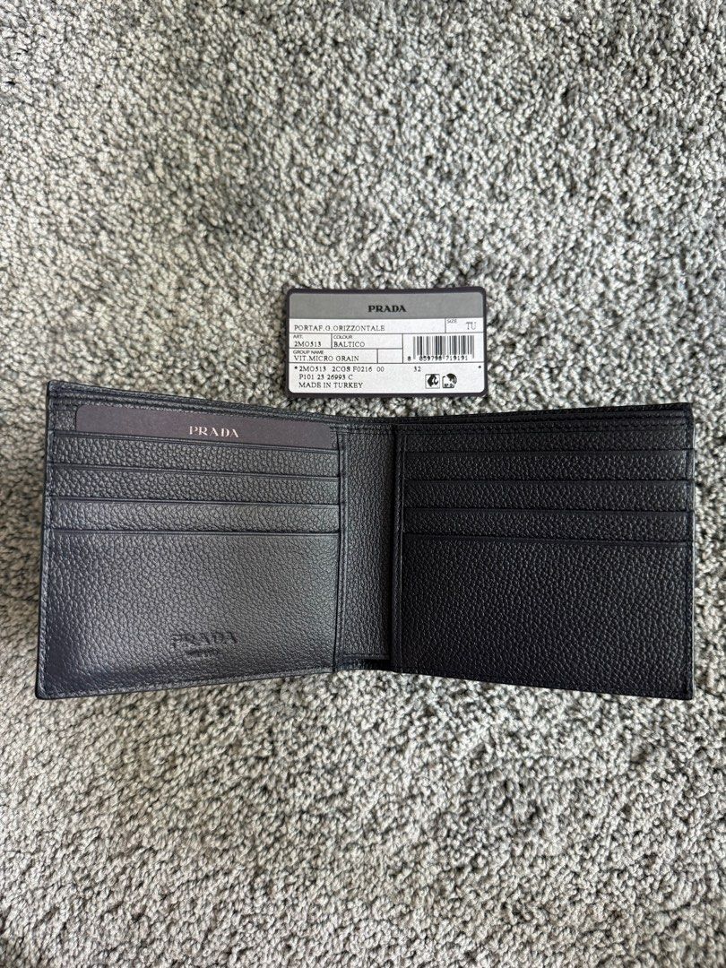 Prada Portaf g.orizzontale men's wallet (authentic), Luxury, Bags