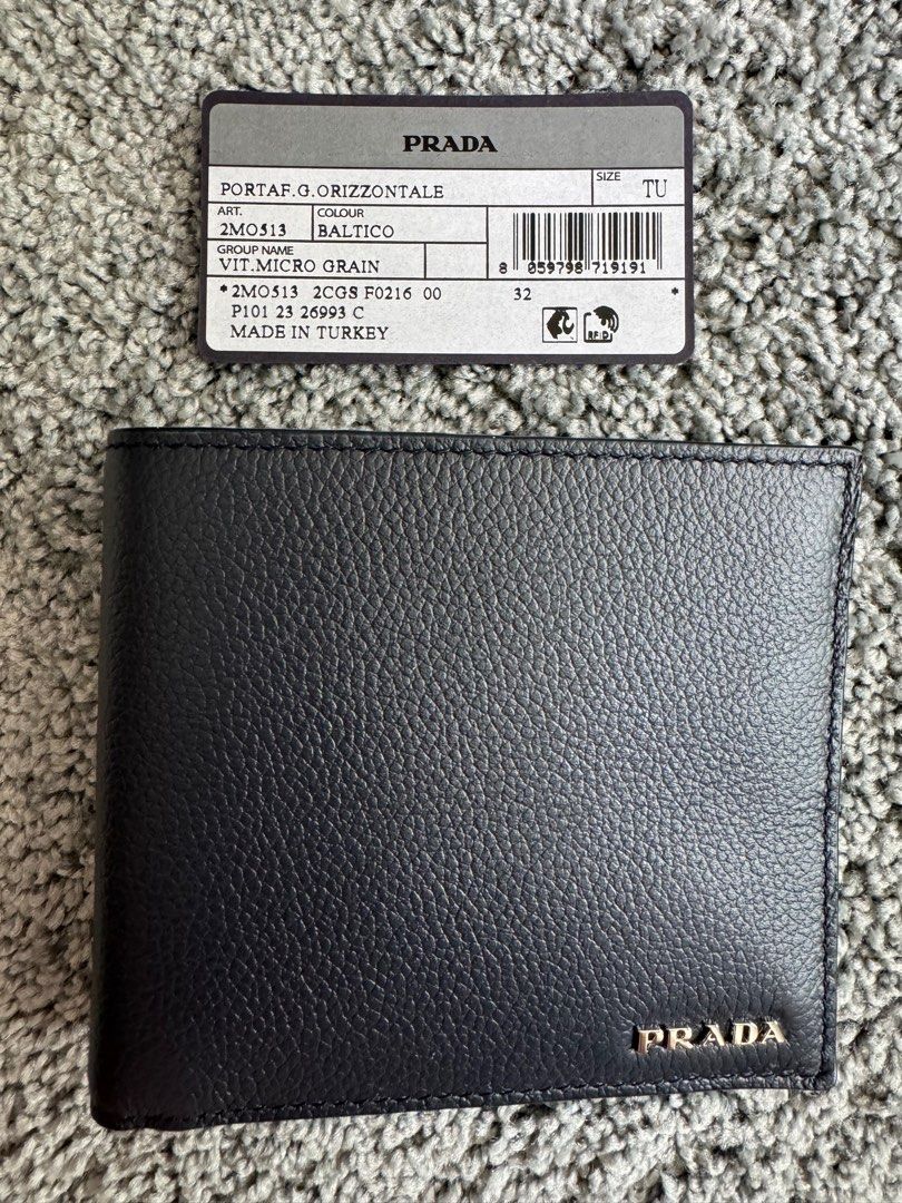 Prada Portaf g.orizzontale men's wallet (authentic), Luxury, Bags