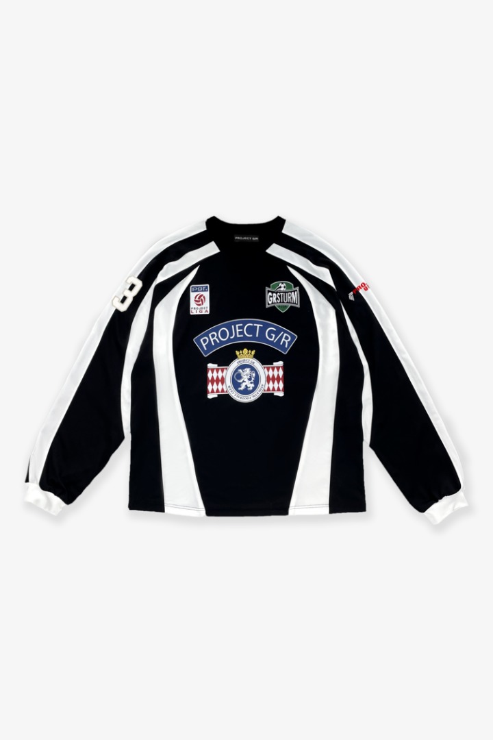 ずっと気になってた PROJECT Fashion Men's JERSEY, FOOTBALL LONGSLEEVE 23FW G/R トップス