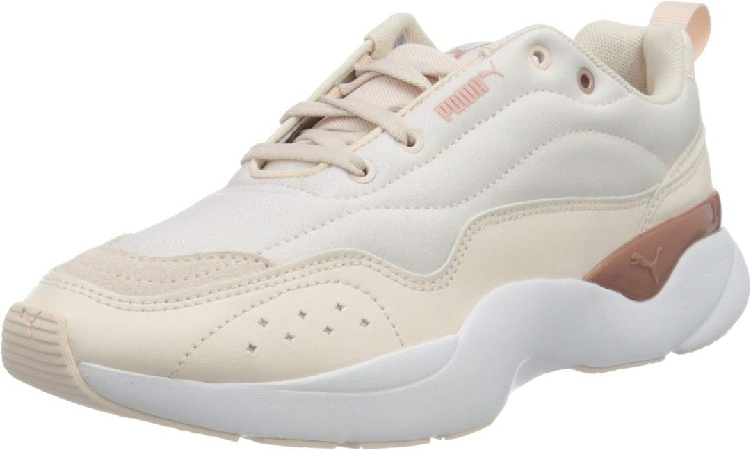 Puma Women s Lia White Pink UK5.5 US8 Women s Fashion Footwear Sneakers on Carousell