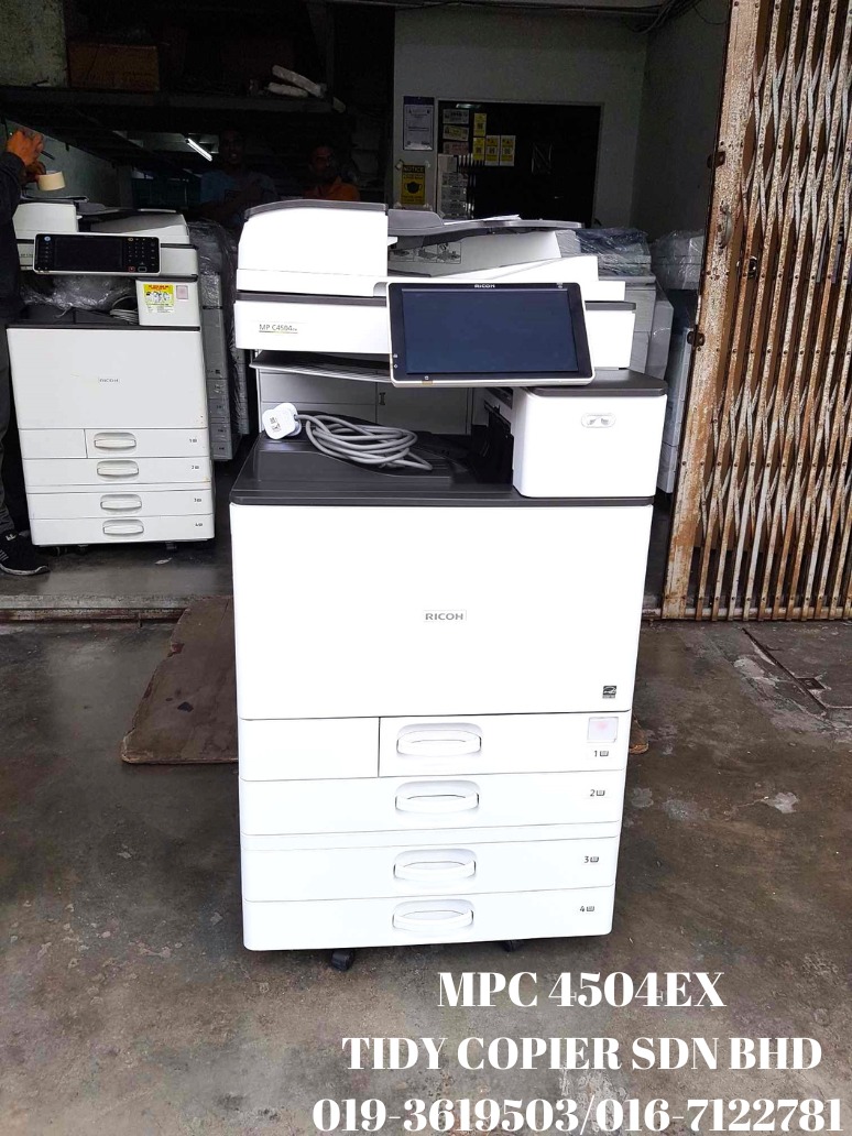 Ricoh MP C4504EX AllInOne Colour Copier Machine, Computers & Tech