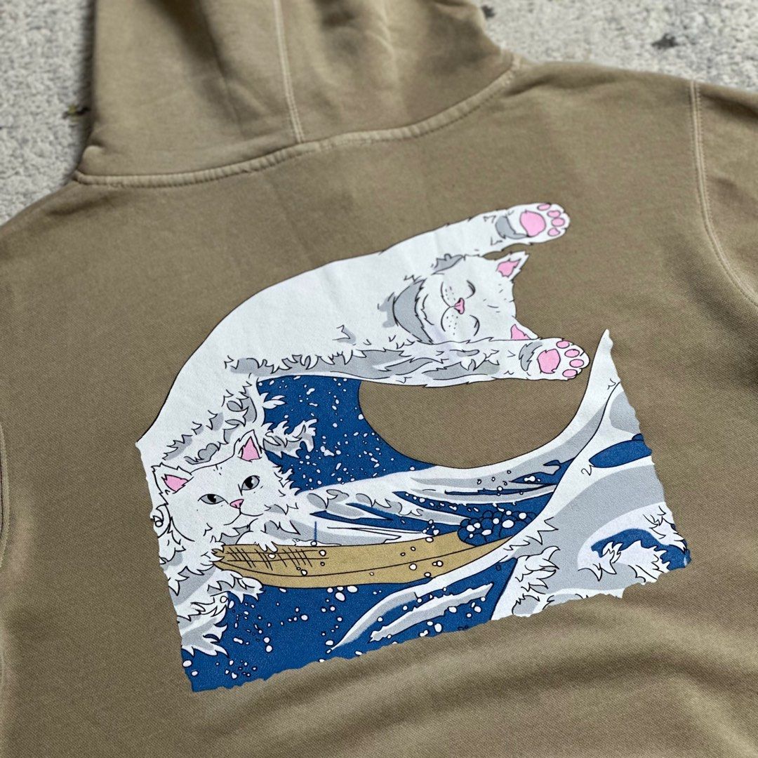 RIPNDIP GREAT WAVE OF NERM PULLOVER SWEATER