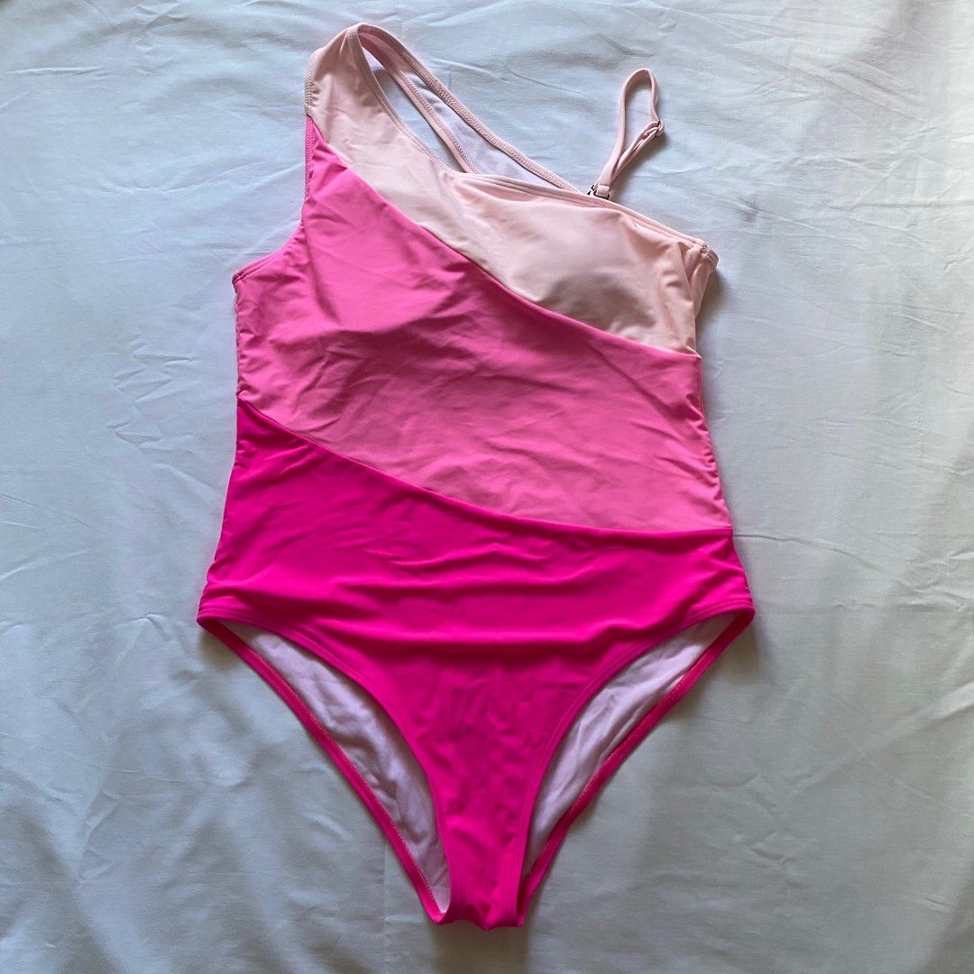 Shein Pink Bikini One Piece (Category: Bikinis & Swimsuits) located in Caloocan City. Submitted by j.declutter (Listing ID 1295607836, Image 3). Description: Used twice.