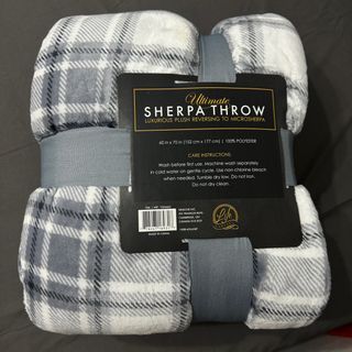 Sherpa Throw Reversible Blanket (imported)