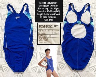 Speedo Endurance+ Muscleback Swimsuit | Chest size: 70-75cm (2XS)