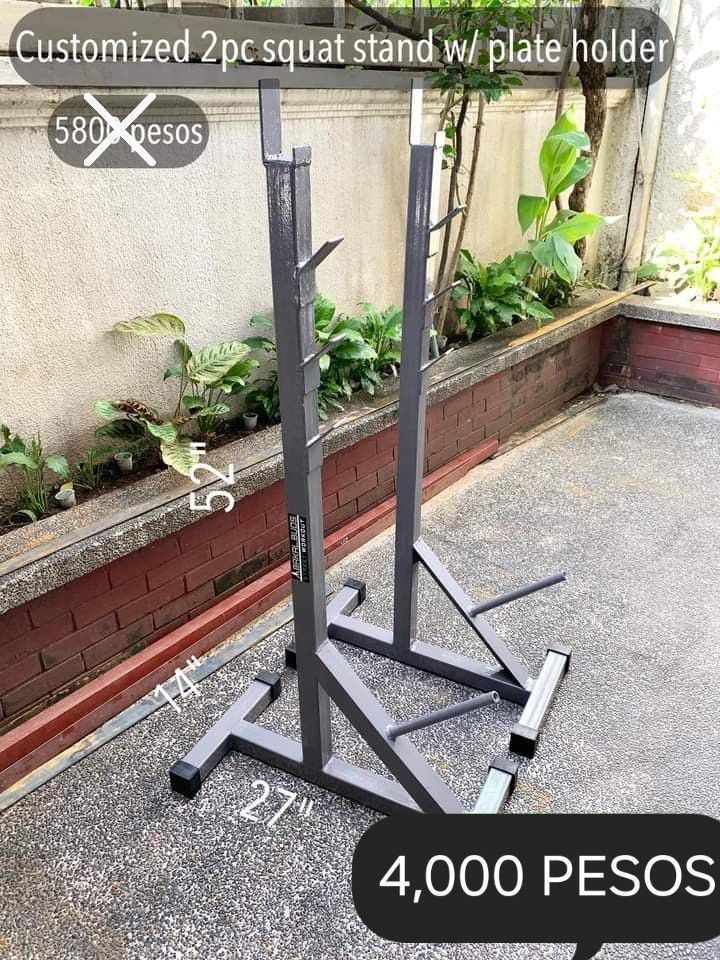 Squat Rack Squat Stands Used Sports Equipment Exercise Fitness Weights Dumbbells on Carousell