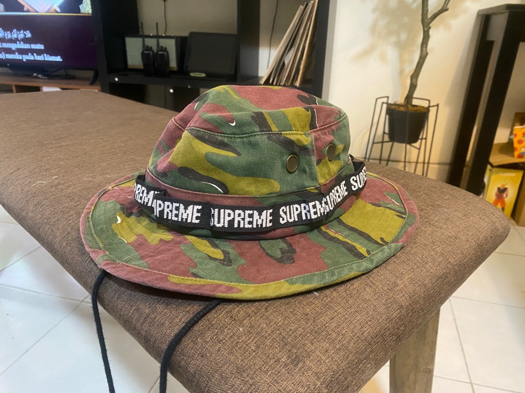 Supreme bucket hat camo discount