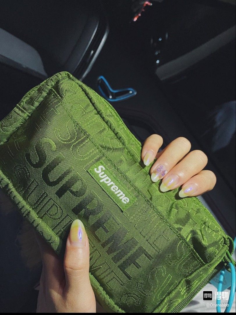 Supreme SS19 topsside Organizer Pouch Olive