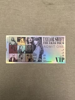 Taylor Swift ERAS Tour actual VIP ticket