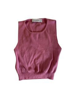The Editor’s Market Backless Pink Top