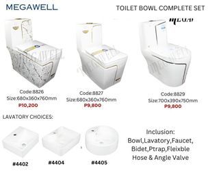Toilet Bowl Complete Set