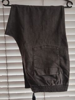 Uniqlo Cotton Relaxed Ankle Pants Mens XL Black